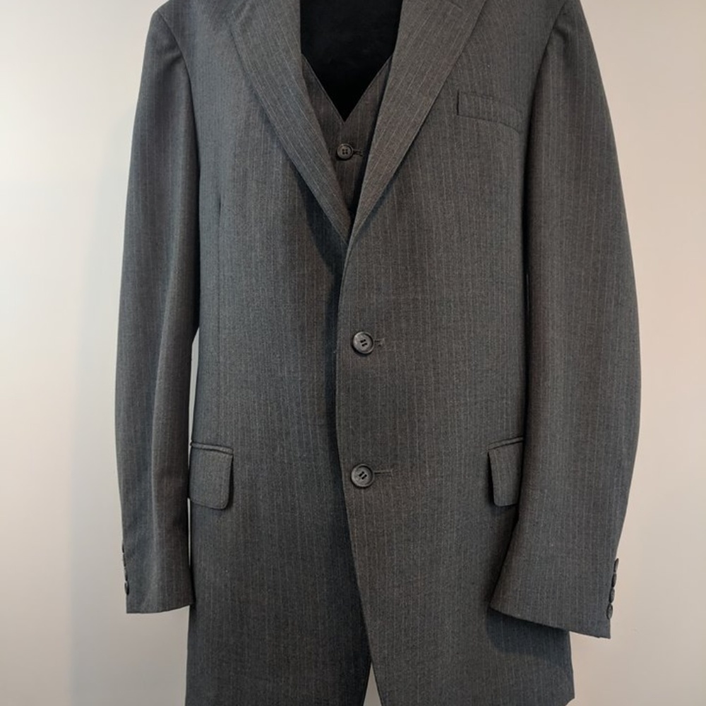 Three piece suite : Pin Striped